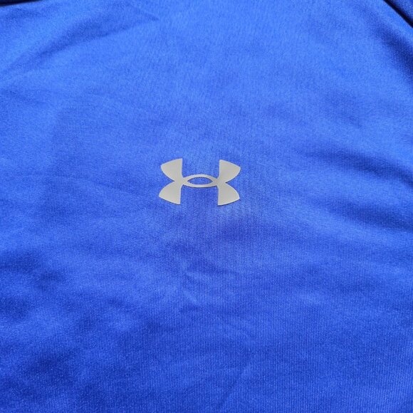 Under Armour Men's Tech Tee 5XL Blue Workout T-Shirt Lightweight Cardio Lounge - Picture 6 of 10